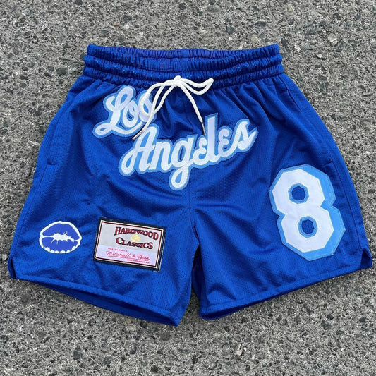 Printed Trendy Casual All-match Mesh Summer Shorts