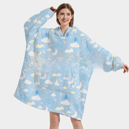 Printed wearable blanket
