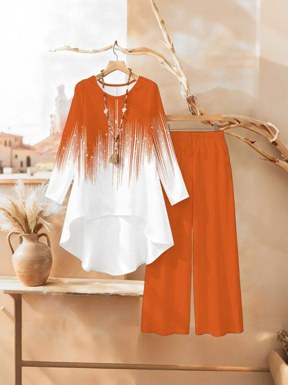 Printed Wide-Leg Pants for Women