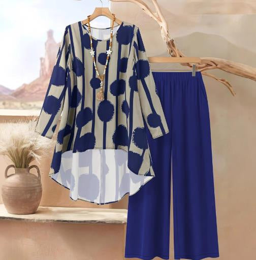 Printed Wide-Leg Pants for Women