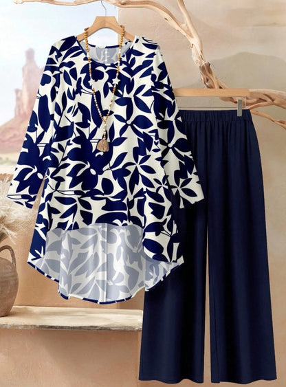 Printed Wide-Leg Pants for Women