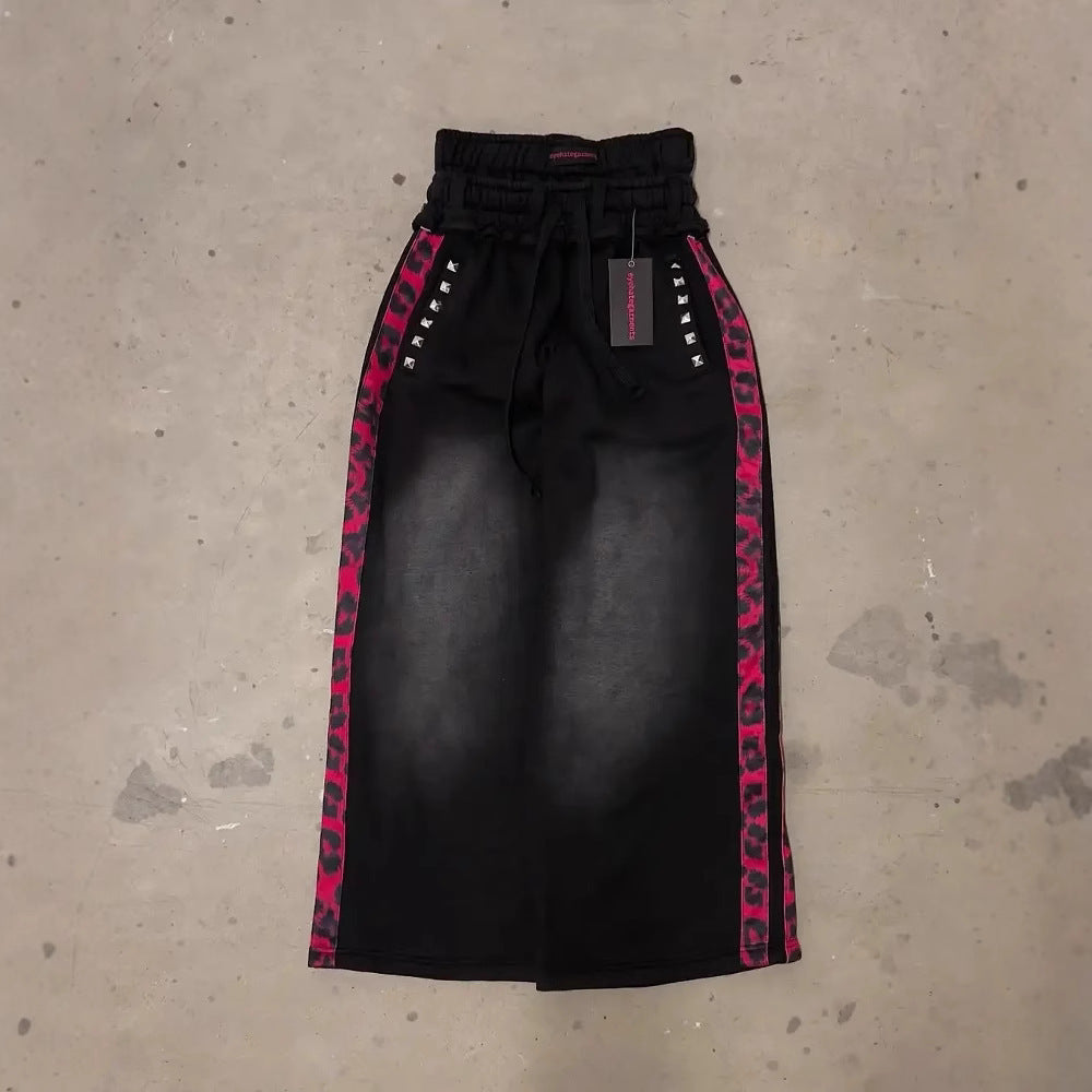 Printed Wide Leg Pants