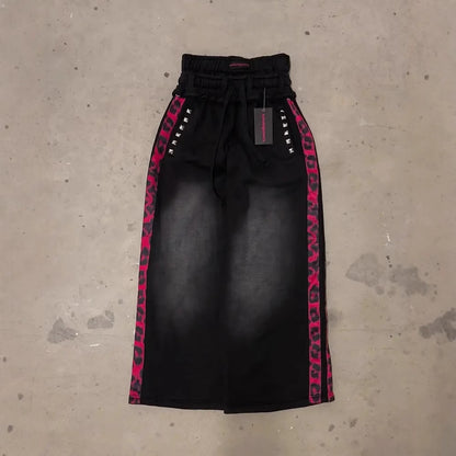 Printed Wide Leg Pants