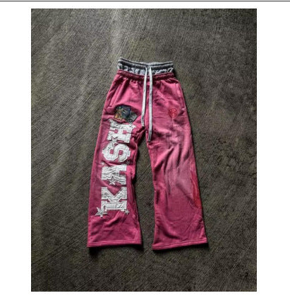 Printed Wide Leg Pants