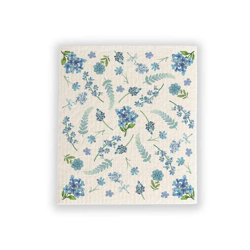 Printed Wood Pulp Cotton Dish Towel