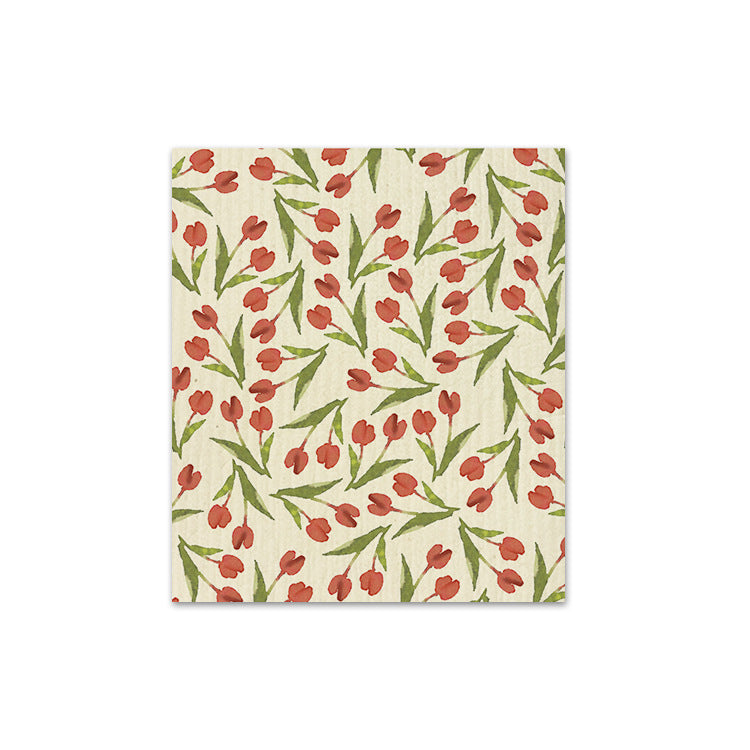 Printed Wood Pulp Cotton Dish Towel