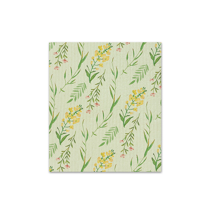 Printed Wood Pulp Cotton Dish Towel