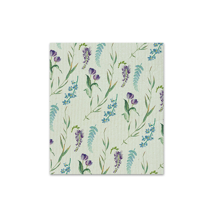 Printed Wood Pulp Cotton Dish Towel