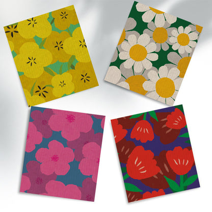 Printed Wood Pulp Cotton Dish Towel