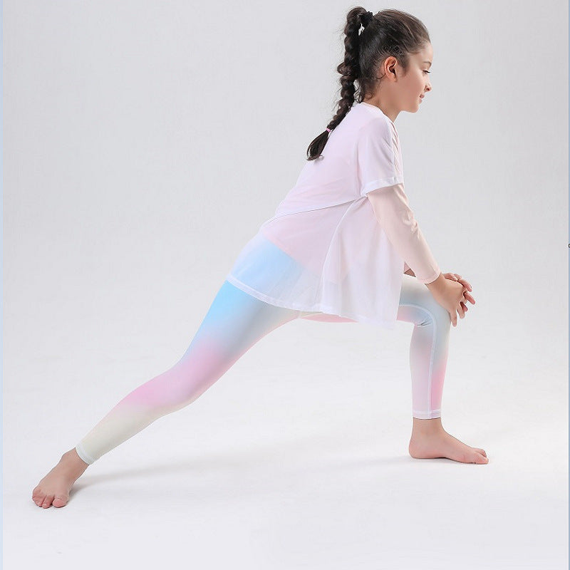 Printed Yoga Pants for Women and Kidsg Ball Dance