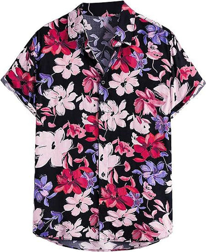 printing buckle short sleeve