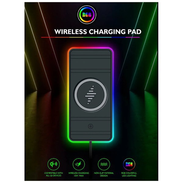 Pro version with controllable breathing light and wireless charging pad