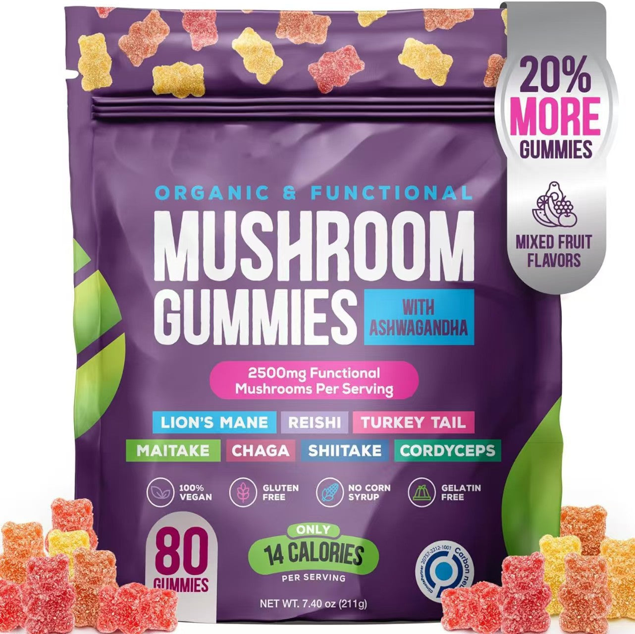 Probiotic Mushroom Gummy Candy