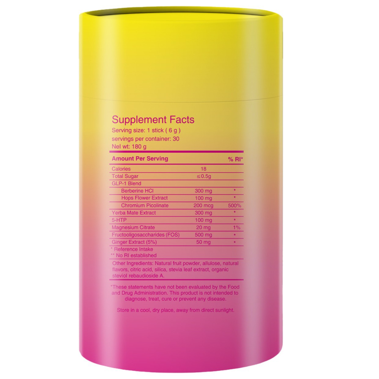 Probiotic Strawberry Powder Mix