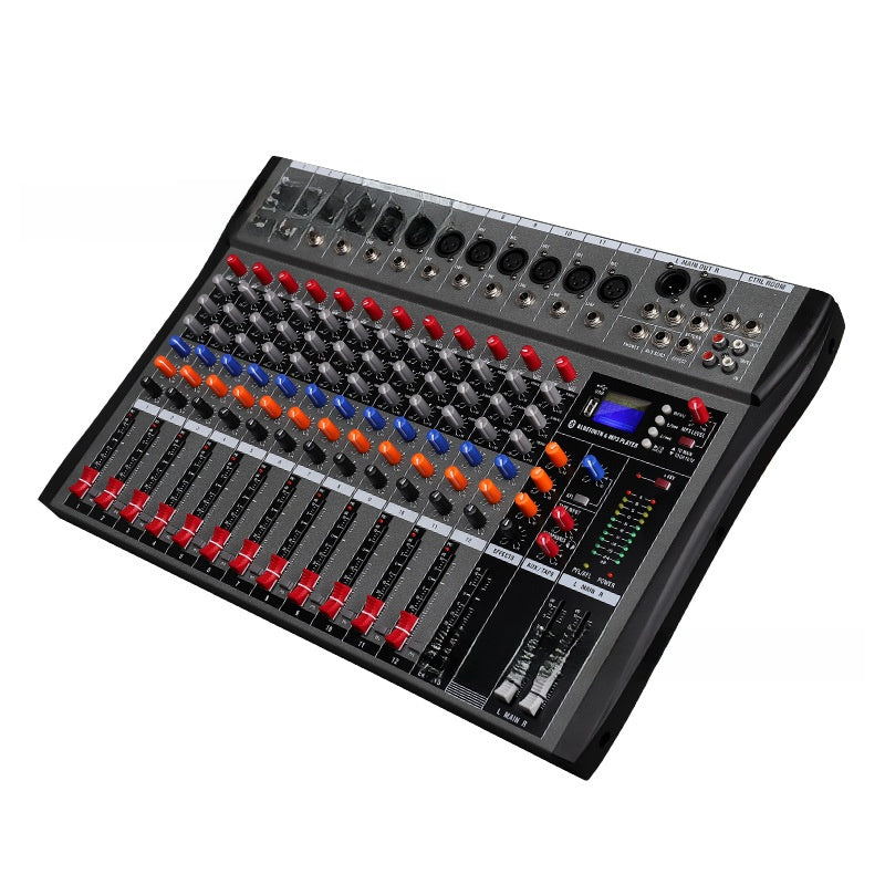 Professional 12-Channel Bluetooth Audio Mixer