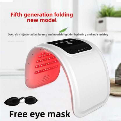 Professional 7-Color LED Skin Rejuvenation Spectrometer with Hot/Cold Spray
