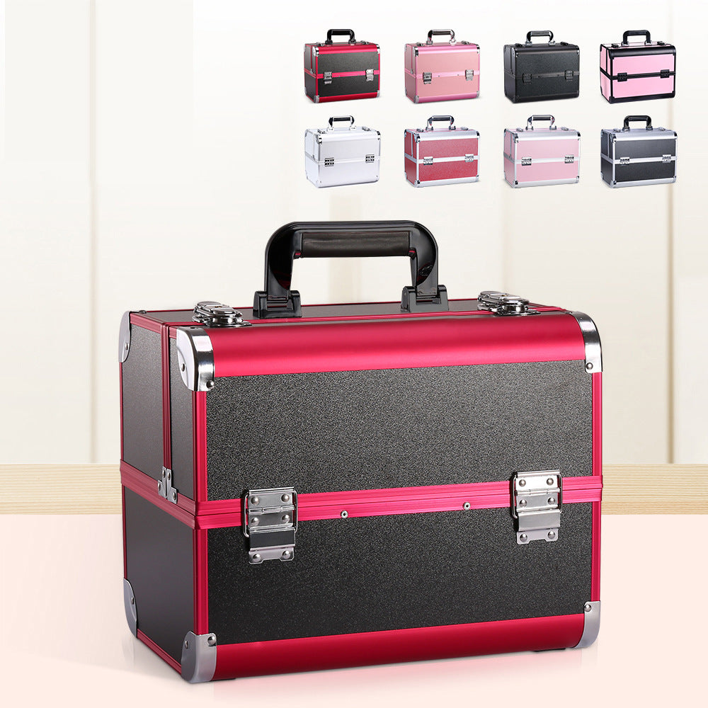 Professional Aluminum Alloy Makeup Storage Box for Beauty Tools