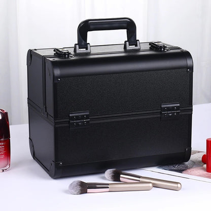 Professional Aluminum Alloy Makeup Storage Box for Beauty Tools