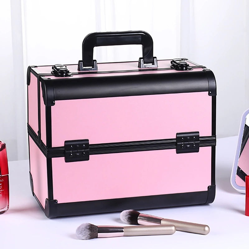 Professional Aluminum Alloy Makeup Storage Box for Beauty Tools