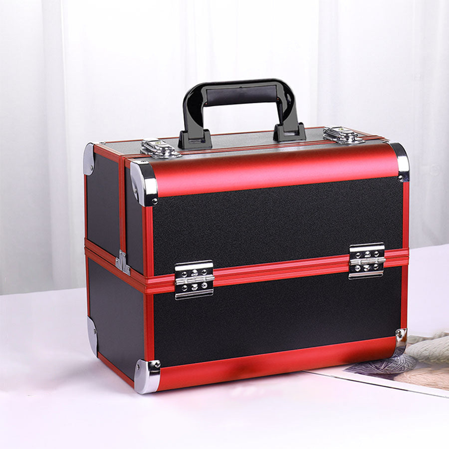 Professional Aluminum Alloy Makeup Storage Box for Beauty Tools