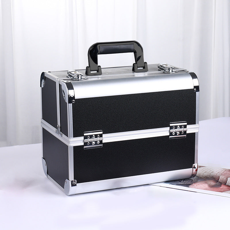 Professional Aluminum Alloy Makeup Storage Box for Beauty Tools