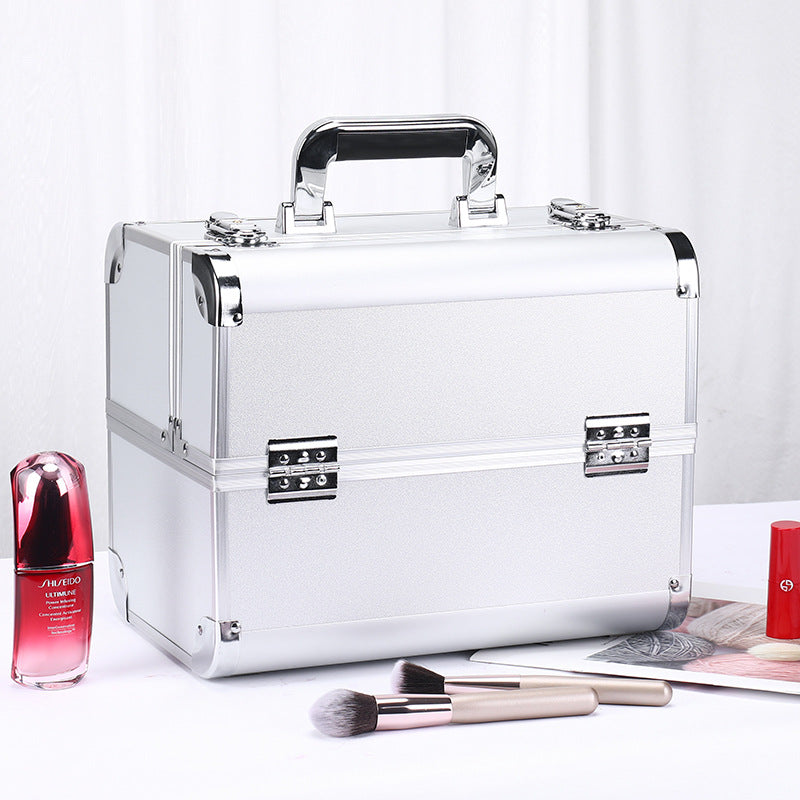 Professional Aluminum Alloy Makeup Storage Box for Beauty Tools
