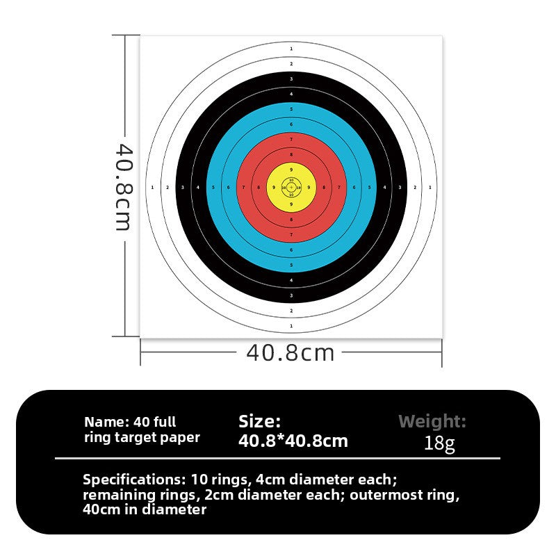 Professional Archery Target Paper for Competition Practice