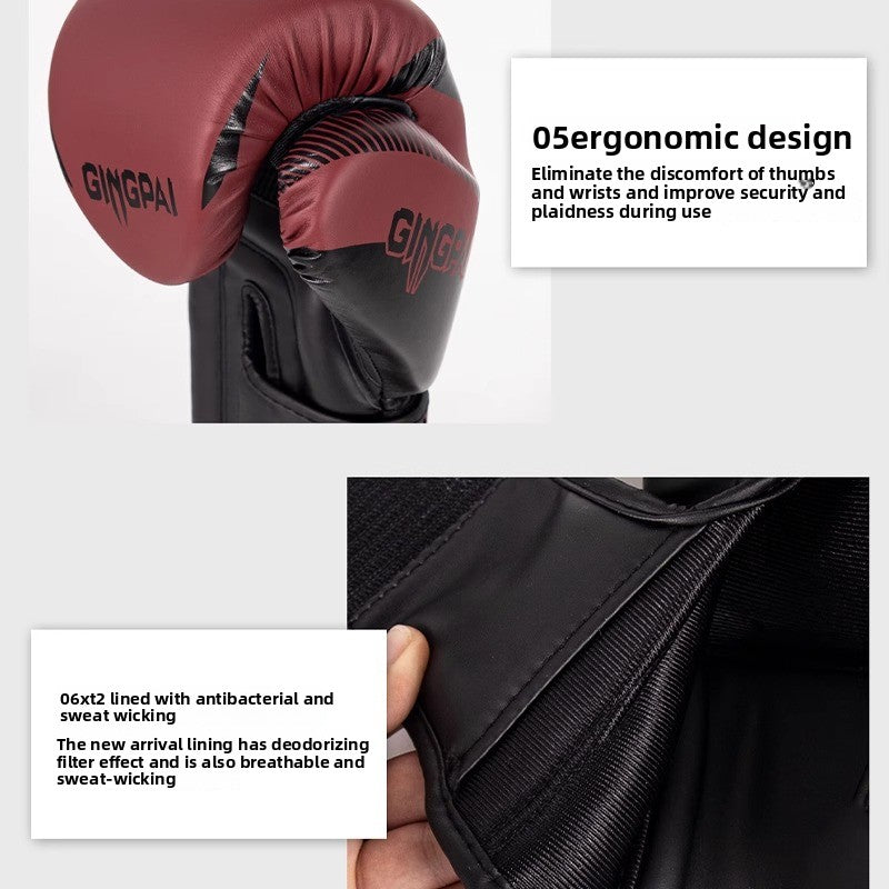 Professional boxing gloves