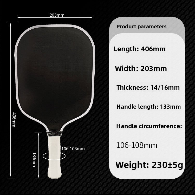 Professional Carbon Fiber Pickleball Racket