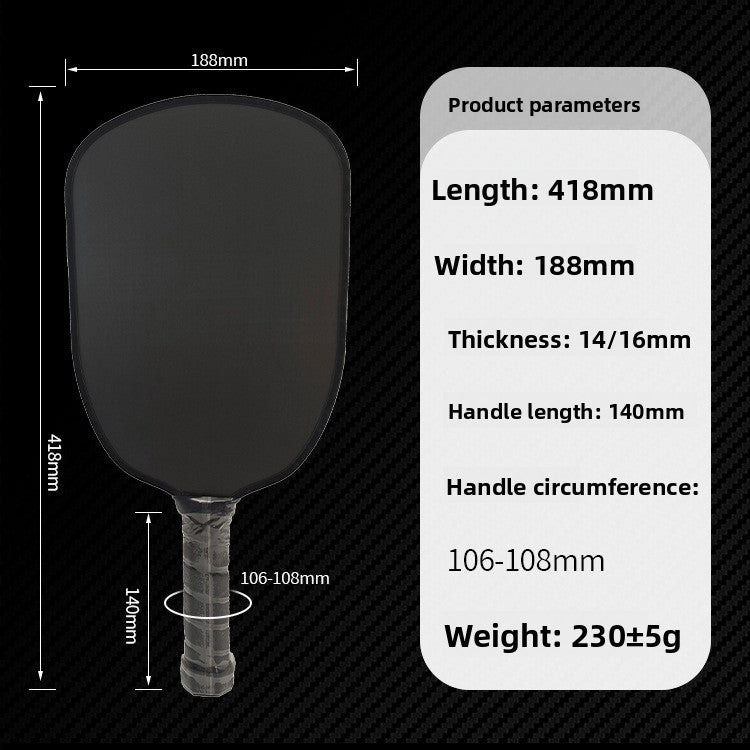 Professional Carbon Fiber Pickleball Racket