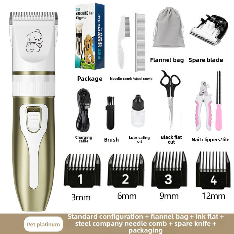 Professional Ceramic Blade Pet Grooming Clipper