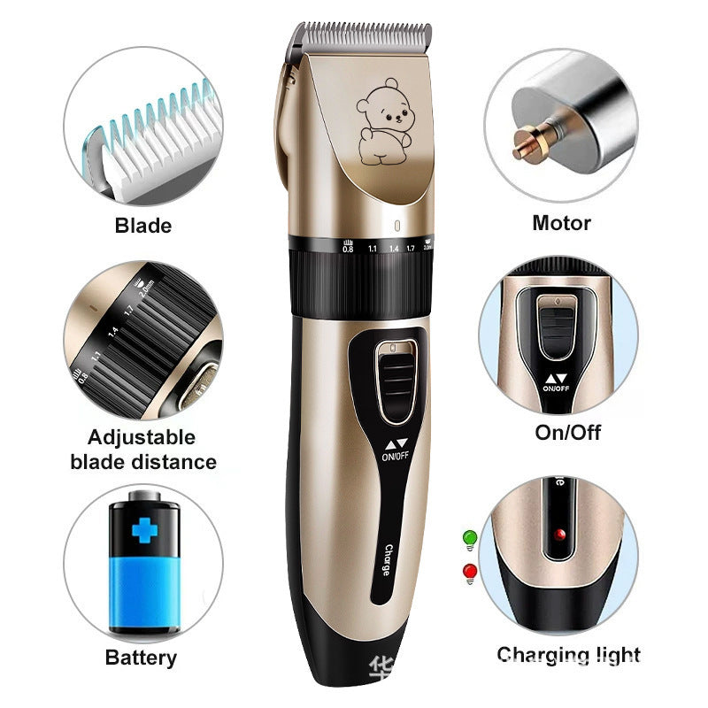 Professional Ceramic Blade Pet Grooming Clipper