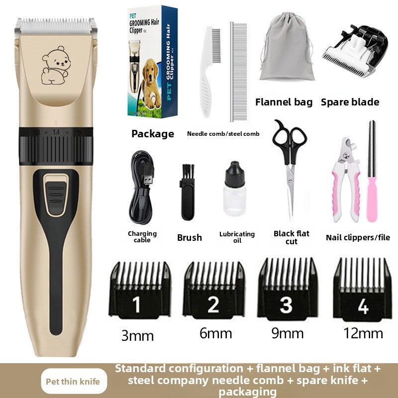 Professional Ceramic Blade Pet Grooming Clipper
