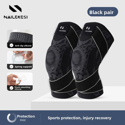 Professional Compression Knee Pads for Sports Support