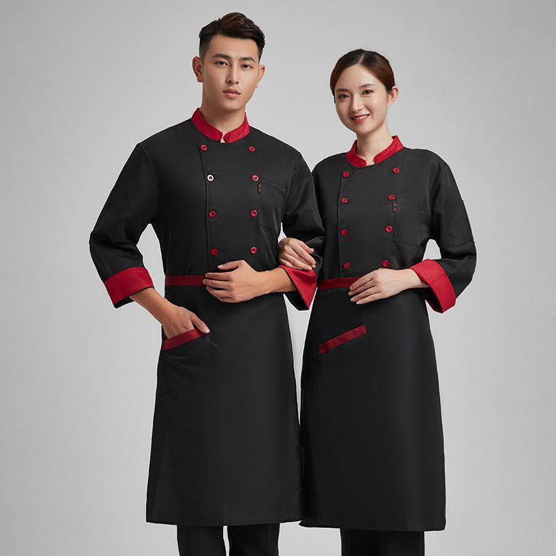 Professional Double-Breasted Chef Uniform