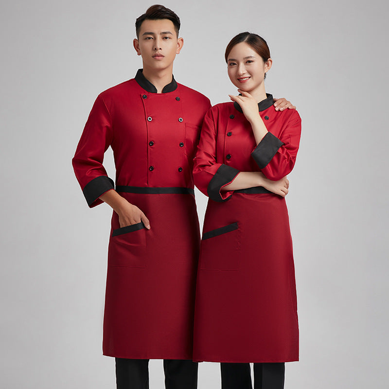 Professional Double-Breasted Chef Uniform
