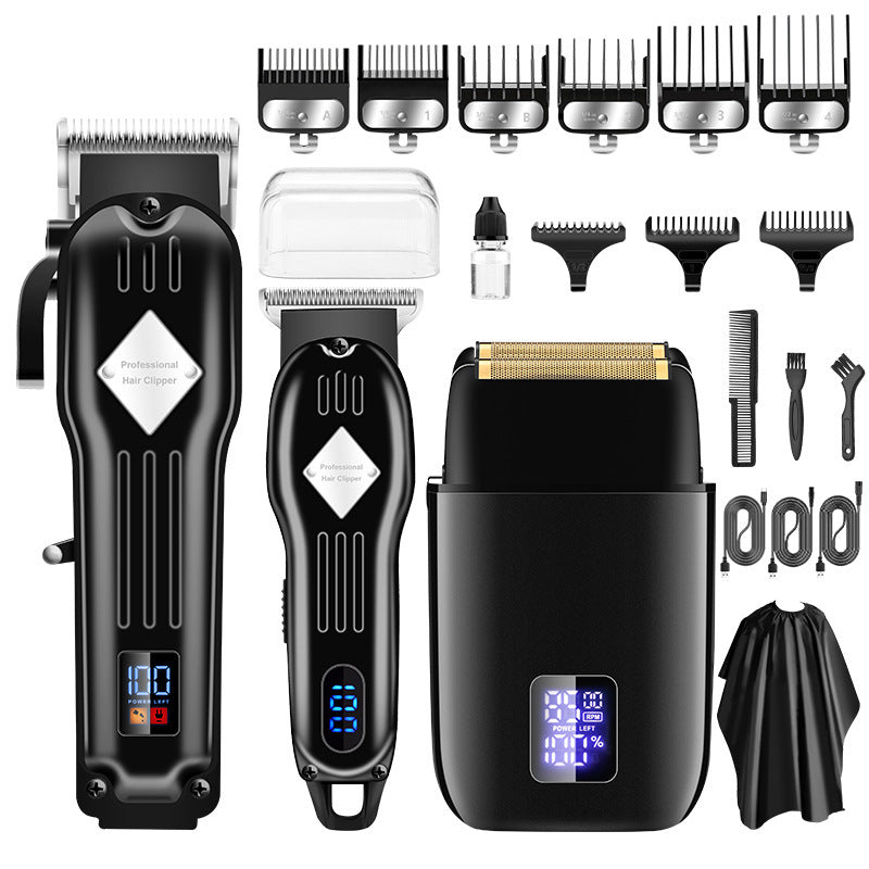 Professional Electric Hair Clipper Set