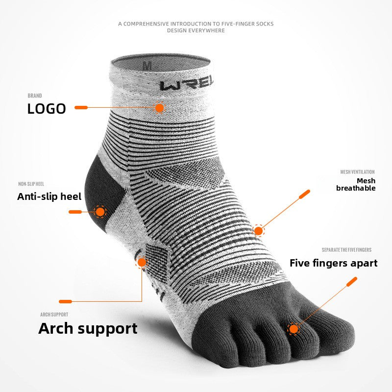 Professional Five-Toe Running Socks