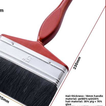 Professional Flat Paint Brush with Plastic Handle