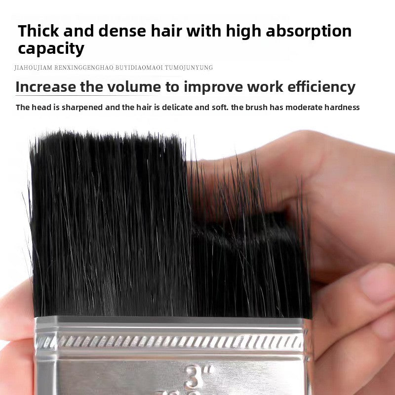 Professional Flat Paint Brush with Plastic Handle