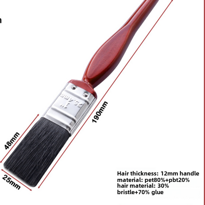 Professional Flat Paint Brush with Plastic Handle