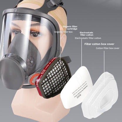 Professional Gas Mask with Multiple Filter Options