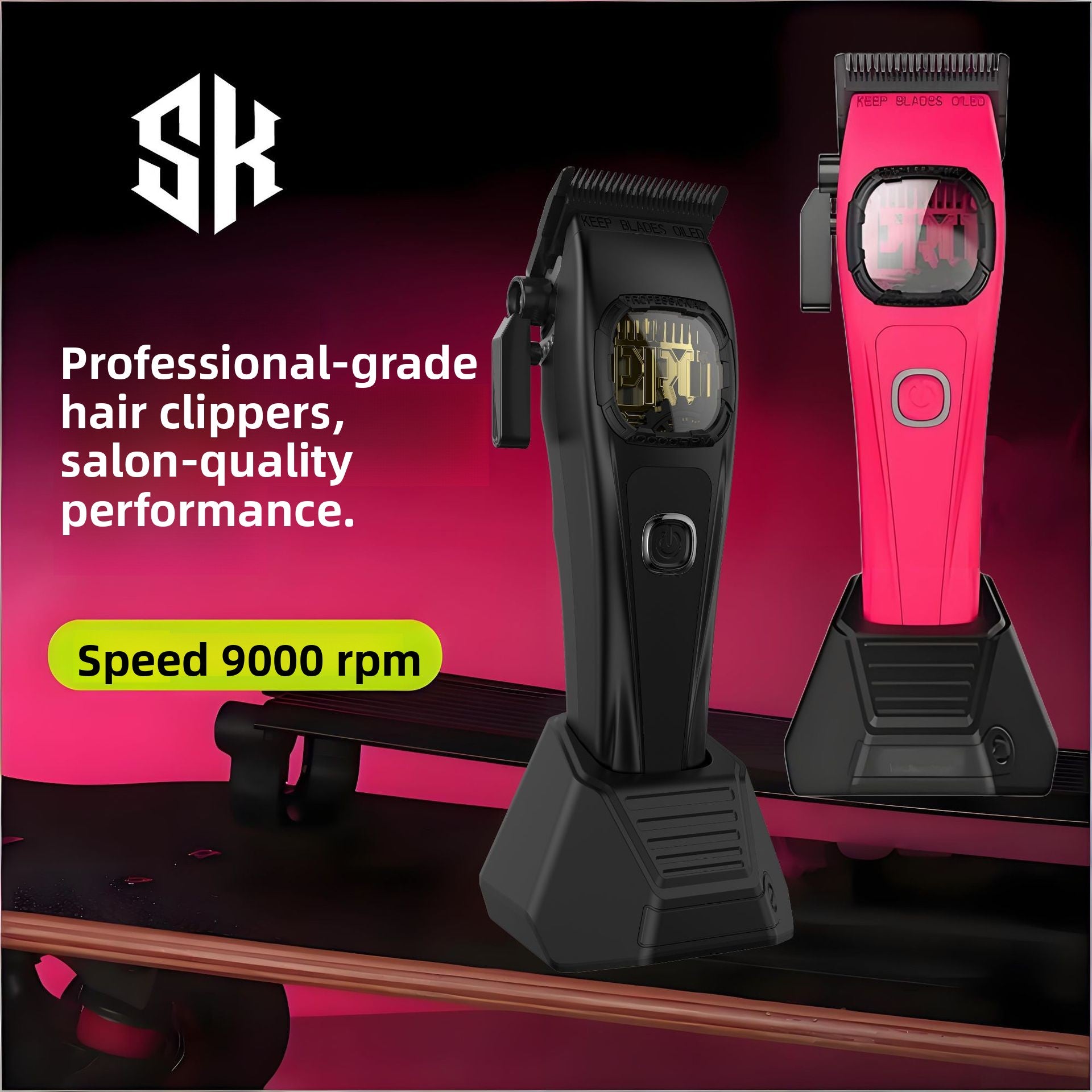 Professional Hair Clipper and Trimmer Set