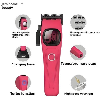 Professional Hair Clipper and Trimmer Set