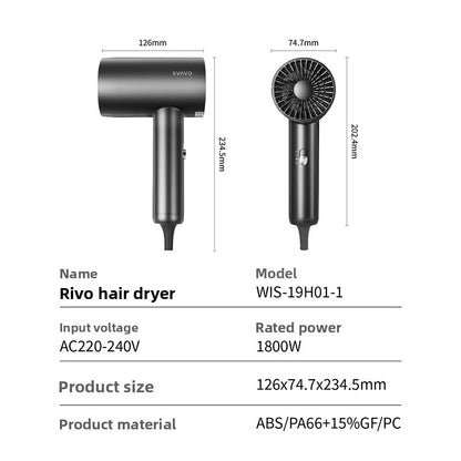 Professional Hair Dryer with Negative Ion Technology