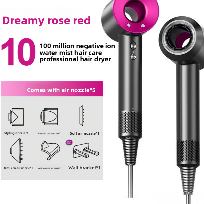 Professional Hair Dryer with Negative Ion Technology