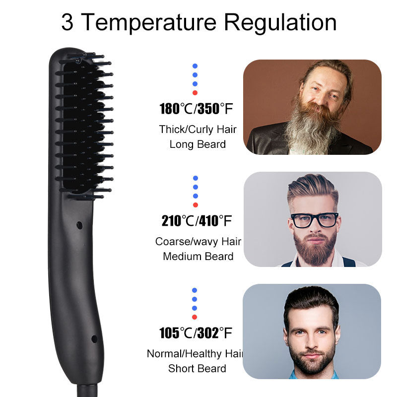 Professional Hair Straightener Comb with Ceramic Heating