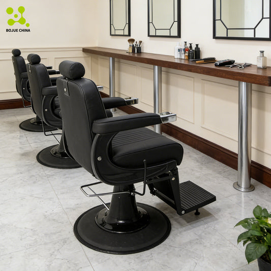 Professional Hydraulic Barber Chair with Adjustable Headrest