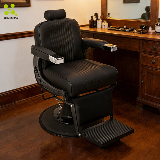 Professional Hydraulic Barber Chair with Adjustable Headrest