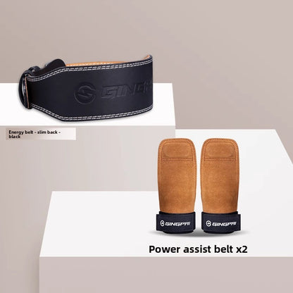Professional Leather Lifting Belt for Strength Training